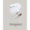 120W Mi Turbo Akıllı Tanıma Çipli Hızlı Şarj Cihazı Taşınabilir ve Dayanıklı