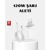 120W Type-C Hızlı Şarj Adaptörü – Akıllı Koruma ve Turbo Güç Desteği