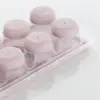 12li Kapaklı Yapışmaz Silikon Tabanlı Plastik Küp Buz Kalıbı
