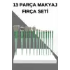 13 Parça Makyaj Fırça Seti Far Fırçası Allık Fırçası Yumuşak Uçlu