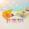 15 Renkli Sedefli Mat Far Paleti - 2li Set