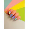 18907 Crazy Chic - Tak ve Git Tırnaklar - Gökkuşağı