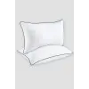 50x70cm Nano Jel Lüks Yastık 1200gr Anti-alerjik Pamuklu Yastık Microfiber Ultra Dolgun Silikon