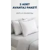 2 Adet Anti-Alerjik Nano Jel Yastık 50x70 Yıkanabilir Pamuk