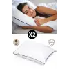 2 Adet Climate Nano Jel Yastık Otel Yastığı 50x70 cm %100 Pamuk Dış Kumaş