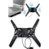 2 Fanlı Notebook Soğutucu Portatif Katlanabilir Laptop Soğutucu Fan Usbli Stand Bilgisayar Fanı (336336)