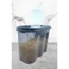 2 Kapaklı Ölçekli Erzak Saklama Kabı - 1,2 Litre - Sa930