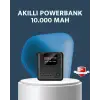 2025 Model 10000 mAh Akıllı Powerbank ve Akıllı Saat Özellikli Şarj Cihazı