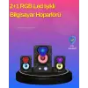 2.1 Kanal RGB LED Oyun Hoparlörü Subwoofer Destekli