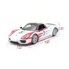 28009 Burago Porsche 918 Spyder 1:24 Model Araba