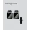 2in1 Kablosuz Yaka Mikrofonu iOS ve Android Uyumlu