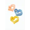 3 Adet Kalp Mandal Toka 2 cm