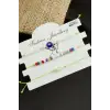 3 Adet Nazar Kristal Kum Boncuk Bileklik