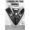 3 Başlıklı Profesyonel Tıraş Makinesi