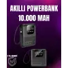 3ü 1 Arada Akıllı Cihaz: Saat, Powerbank, Hoparlör – 10.000 mAh