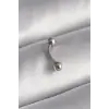 316L Çelik Gümüş Renk Topçuk Model Piercing