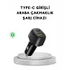 38W Araç Şarj Cihazı Type-C PD USB Hızlı Şarj Çift Port