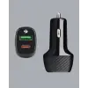 38W Çift Çıkışlı Araç Şarj Cihazı – Type-C ve USB PD Destekli
