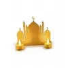 3D Ramazan Cami Dekor 2 Mumlu Işıklı Masa Üstü Biblo