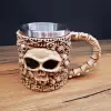 3D Tasarımlı İskelet Kupa Bardak