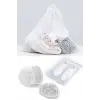 3lü Yıkama File Seti - Ayakkabı Filesi-Plastik Aparatlı Sütyen Yıkama- Çamaşır Yıkama Filesi (336336)