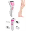 4 Başlıklı Lazer Öncesi Kısaltma Epilasyon Aleti Epilatör Çok Amaçlı