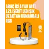 4 Parça RGB LED Araç İçi Aydınlatma Sistemi