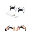 4K HD Görüntü Kaliteli Retro Game Stick 20000 Oyunlu Çift Kollu Beyaz Game Stick