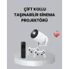 4K Wi-Fi 6 Projeksiyon Cihazı – 10.000+ Oyun Desteği, Kablosuz Bağlantı ve Çoklu Giriş Portları