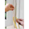 5 Adet 9 Metre Pencere Izolasyon Bandı Yapışkanlı Cam Yalıtım Süngeri Rüzgar Soğuk Kesici Pimapen Fitili