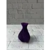 5 cm Mor Kalp Formlu Mini Vazo Modern Mini Dekor Ürünü