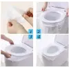 50 Adet Biyobozulur Klozet Kapağı Poşeti Seyahat Tipi Taşınabilir Klozet Kılıfı (336336)