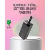 50.000 mAh Ultra Güçlü Powerbank 4 USB Çıkışlı, LED Dijital Göstergeli, Hızlı Şarj Destekli Taşınabilir Şarj Cihazı