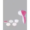 5’i 1 Arada Yüz Temizleme Cihazı – Masaj, Fırça, Peeling ve Krem Uygulama Aparatlı