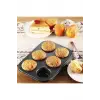 Mini Çocuklar İçin Cupcake Fırın Kalıbı 6 Büyük Bölmeli Muffin Kek Kalıbı