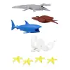 720 Toy Play 6 Parça Deniz Canlıları Figür Seti 10-20 cm - 1 adet stokta olan gönderilir
