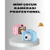 8MP Mini Çocuk Fotoğraf Makinesi – Pembe Ses Kaydı Özellikli