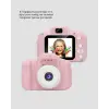 8MP Mini Çocuk Fotoğraf Makinesi – Pembe Ses Kaydı Özellikli
