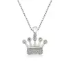925 Ayar Gümüş Taç Kadın Gümüş Kolye (T4216) (336336)