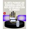 A Kalite Uzaktan Kumandalı LED Park Uyarı Işığı El Figürlü Model