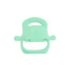 Açık Yeşil Bebek Silikon Diş Kaşıyıcı