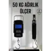 Ağırlık Ölçer 50 Kg El Terazisi El Kantarı Pilli Led Ekran