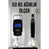 Ağırlık Ölçer 50 Kg El Terazisi El Kantarı Pilli Led Ekran