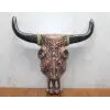 Ahşap Duvara Asmalı Bufalo Kafası