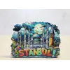Ahşap İstanbul Temalı Magnet - Model 2