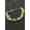 Akik Kırık Doğaltaşlı Bileklik