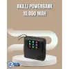 Akıllı Bildirim Ekranlı 10000 mAh Powerbank ve Aktivite Takip Cihazı