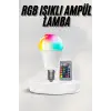 Akıllı RGB Led Ampul Led Uzaktan Kumandalı Renk Değiştiren Ampul