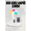 Akıllı RGB Led Ampul Led Uzaktan Kumandalı Renk Değiştiren Ampul