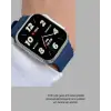 Akıllı Saat 360 mAh Çoklu Spor Modlu Lacivert Siyah Kordon